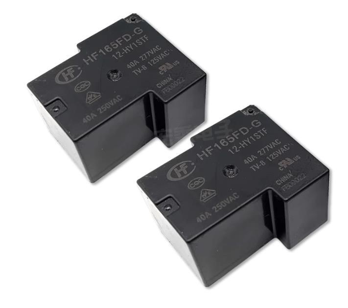 4Pcs  HF165FD-G-12-HY1STF Set of Normally Open 4-pin 40A 277VAC Relay DC12V