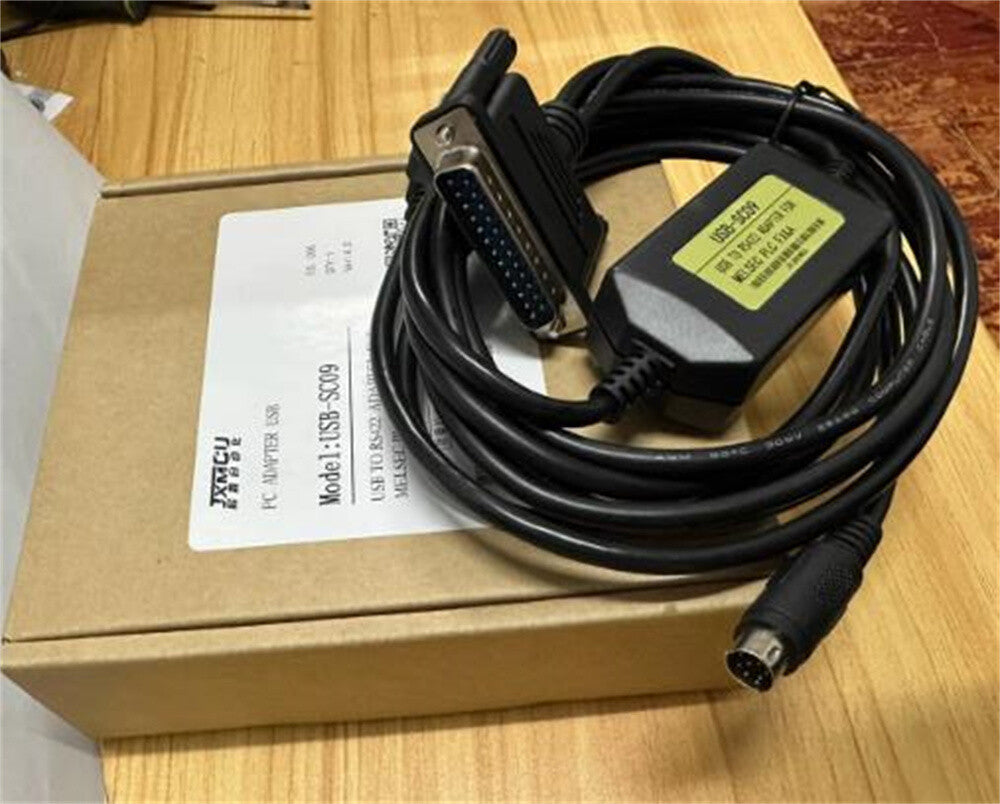 FOR Mitsubishi FX1N/FX2N/FX1S/FX3U series PLC programming cable USB-SC09