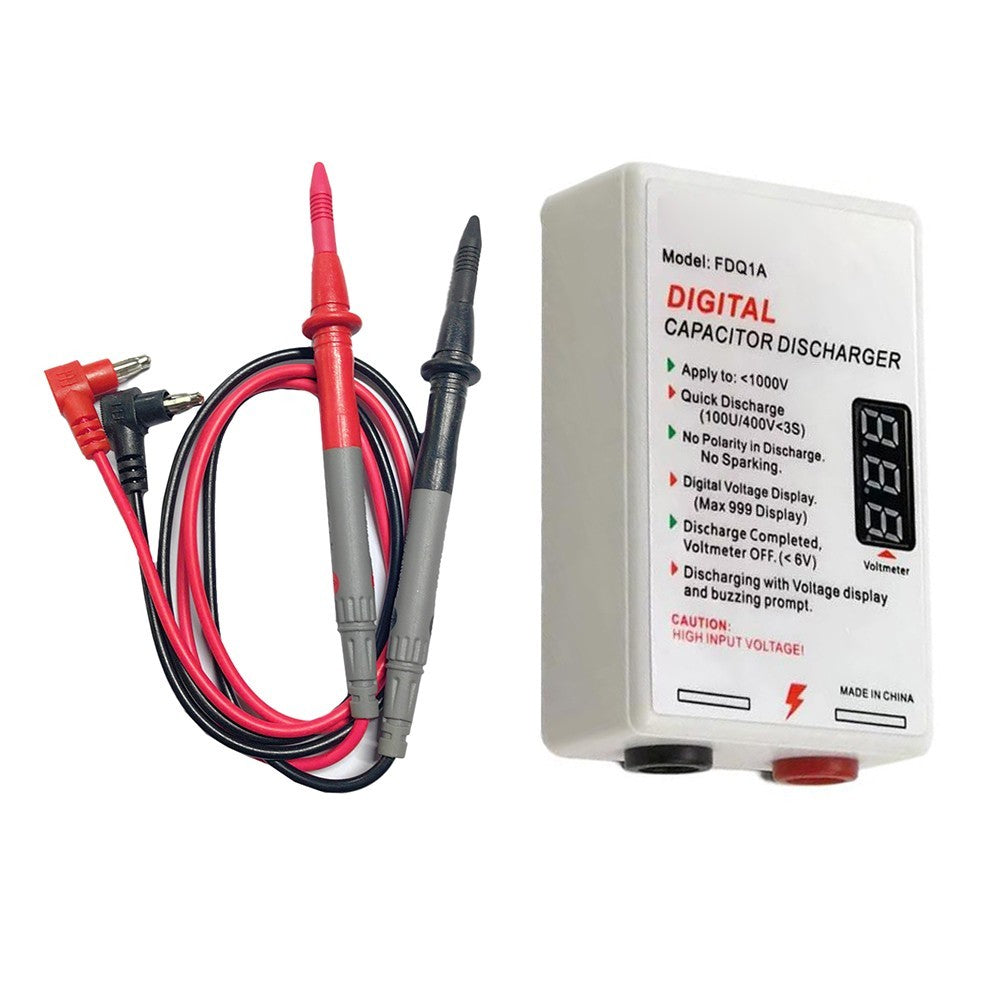 Electrician Voltage Tool 1000V Discharger ABS Material For Capacitors 5-1000V