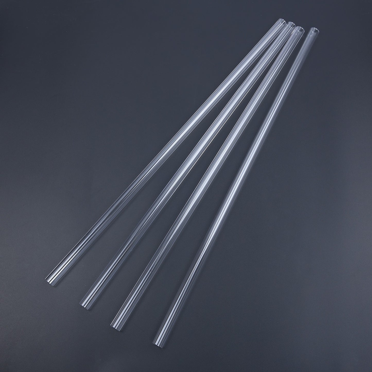 4pcs 500mm Clear Bending Hard Tubing Hose Set for High Performance Cooling
