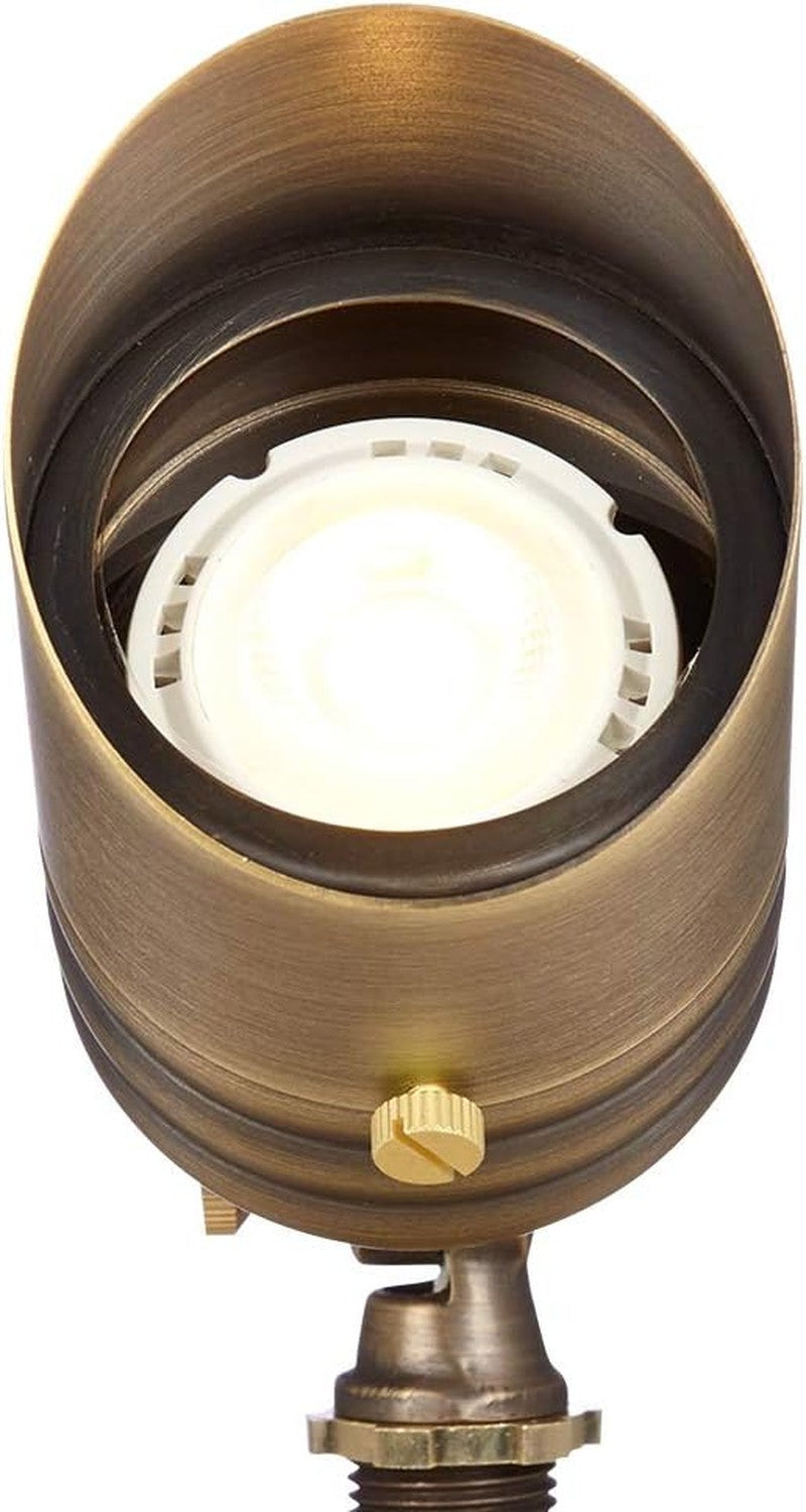 Outdoor LED Spotlight, 12V Bronze, 5W 2700K - 400 Lumen, Landscape Lighting
