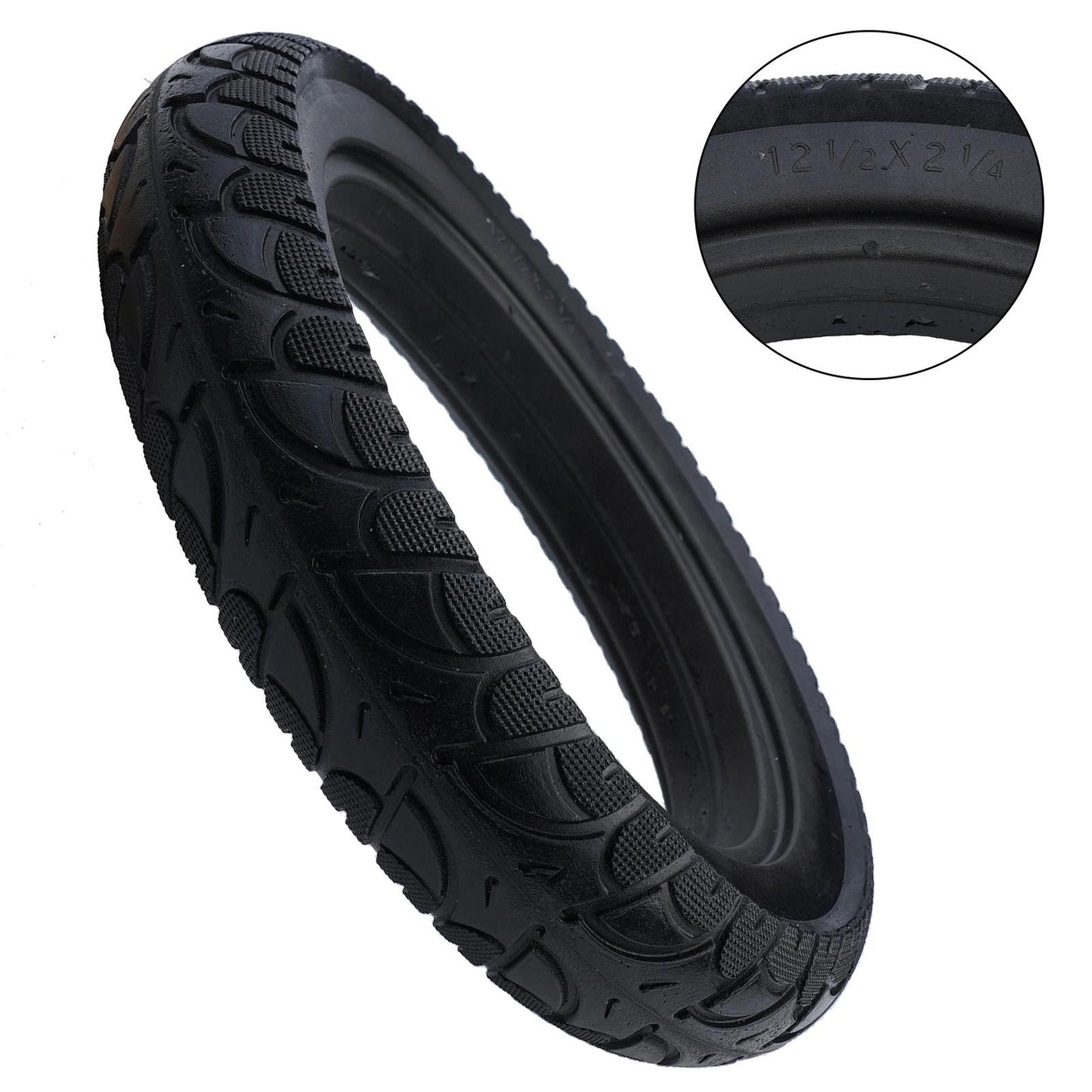 For E-Bike Solid Tyre Solid Tyre For Electric Scooter 12 Inch E-bike Solid Tire