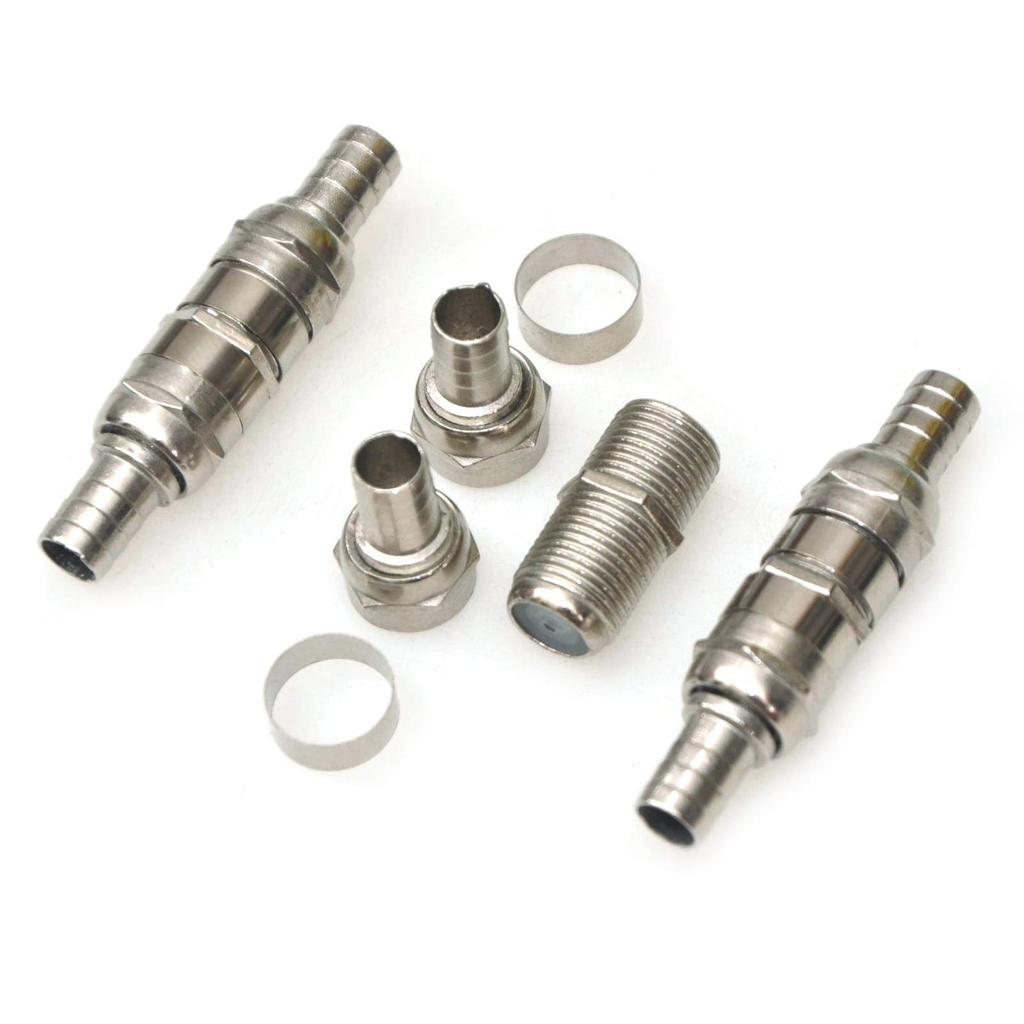 3x Satellite/Cable TV Female F Connector Joiner Coupler RG6 Adapter Interconnect
