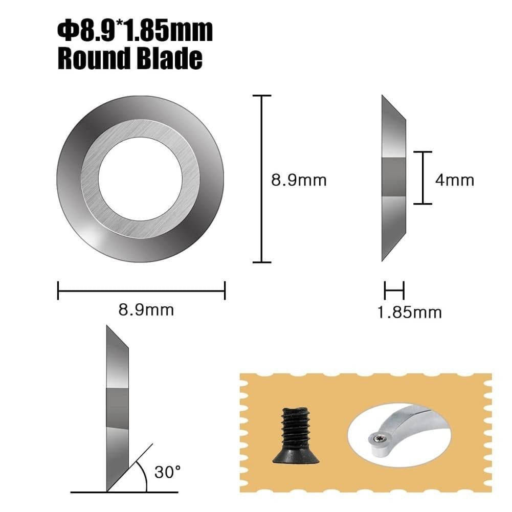 8 Piece or 16 Piece Carbide Turning Inserts Set for Wood Lathe Tools Kit