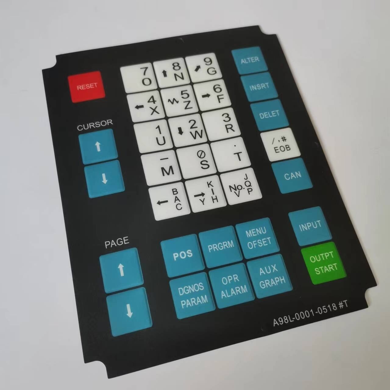 1PC FANUC  A98L-0001-0518#T KEYSHEET MEMBRANE KEYPAD FOR 32 KEY
