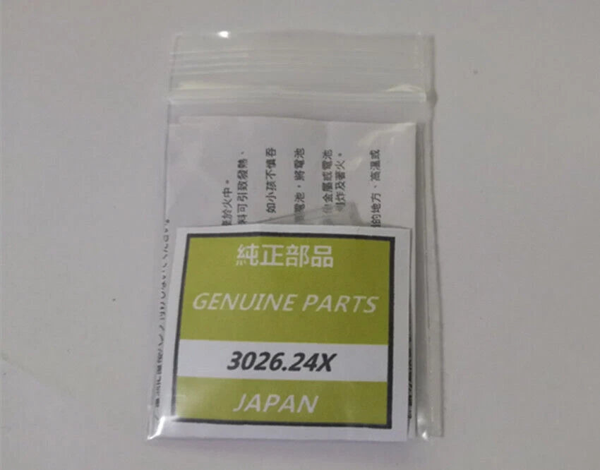 OEM Seiko Kinetic Watch Capacitor 3026 24X Rechargeable Battery 3026.24X