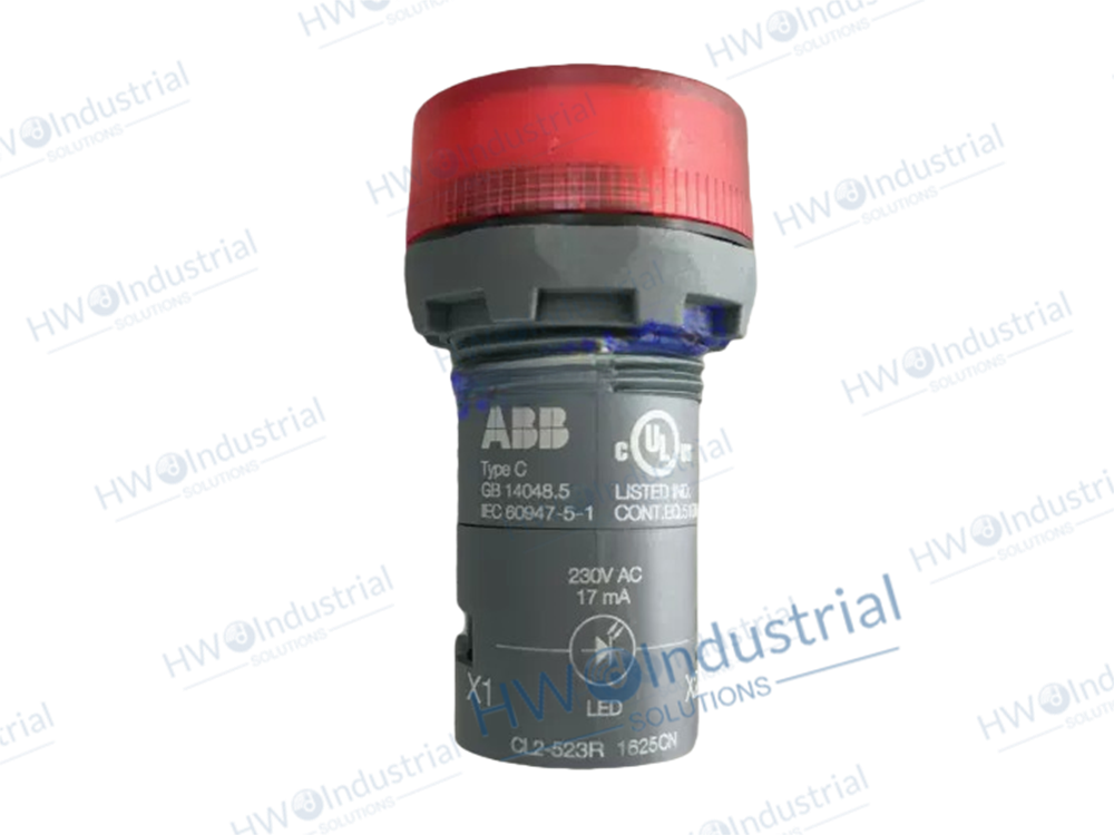 10/Pieces CL2-523R AC230V Red ABB LED Indicator Button Light