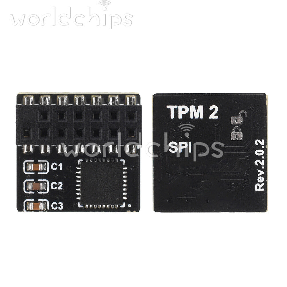 TPM 2.0 Encryption Security Module 14Pin SPI / LPC H For Multi- Motherboard