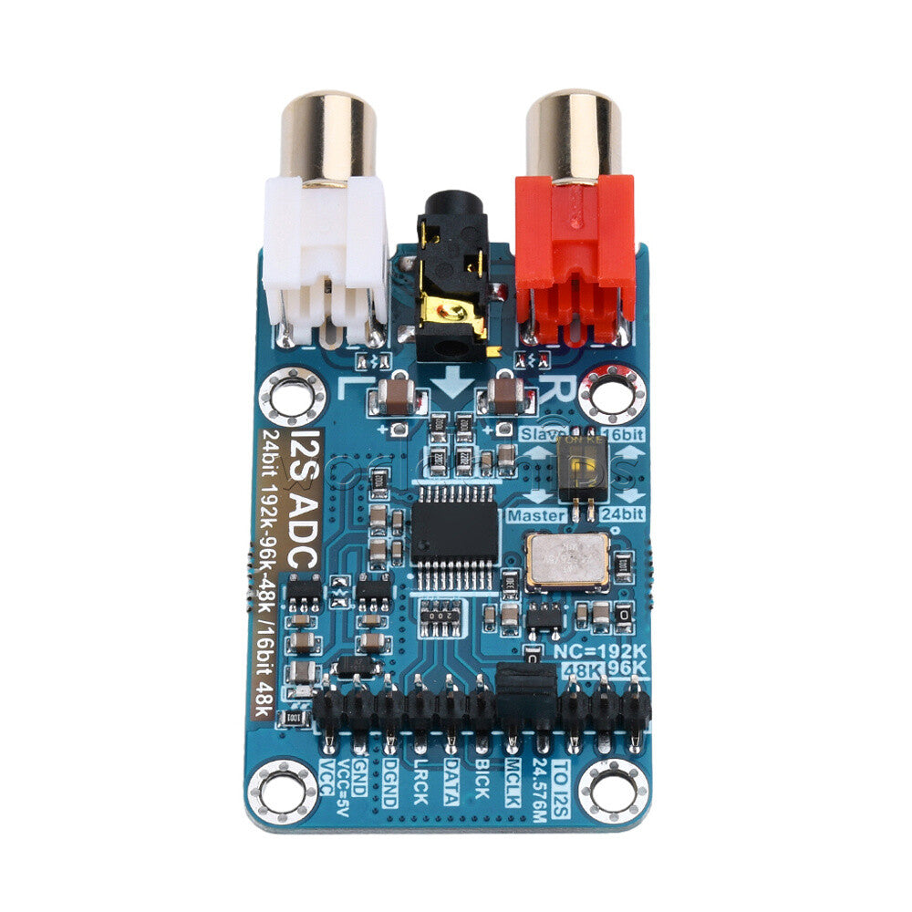 I2S ADC Audio I2S Capture Card Module Master Slave Mode Development Board DIY