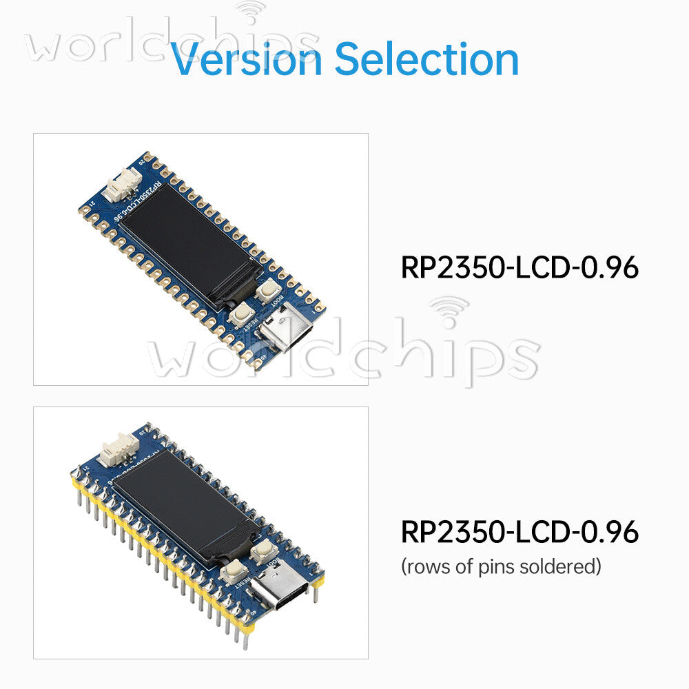 Type-C Raspberry Pi RP2350 Development Board 0.96 inch IPS LCD Display MP28164