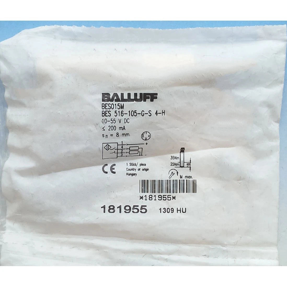1pcs  BALLUFF PROXIMITY SENSOR BES 516-105-G-S4-H Free shipping #P
