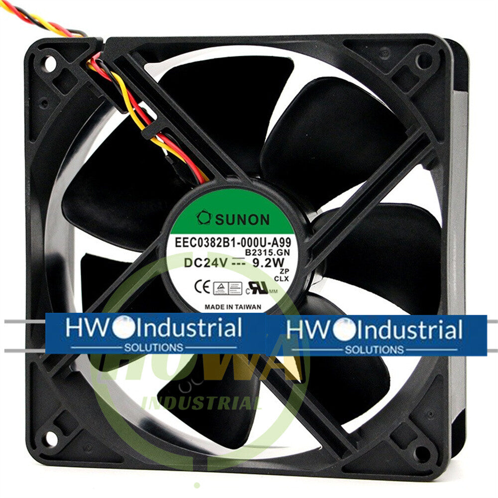 1/piece EEC0382B1-0000U-A99 3-Wire SUNON 12CM 24V 9.2W Axial Flow Cooling Fan