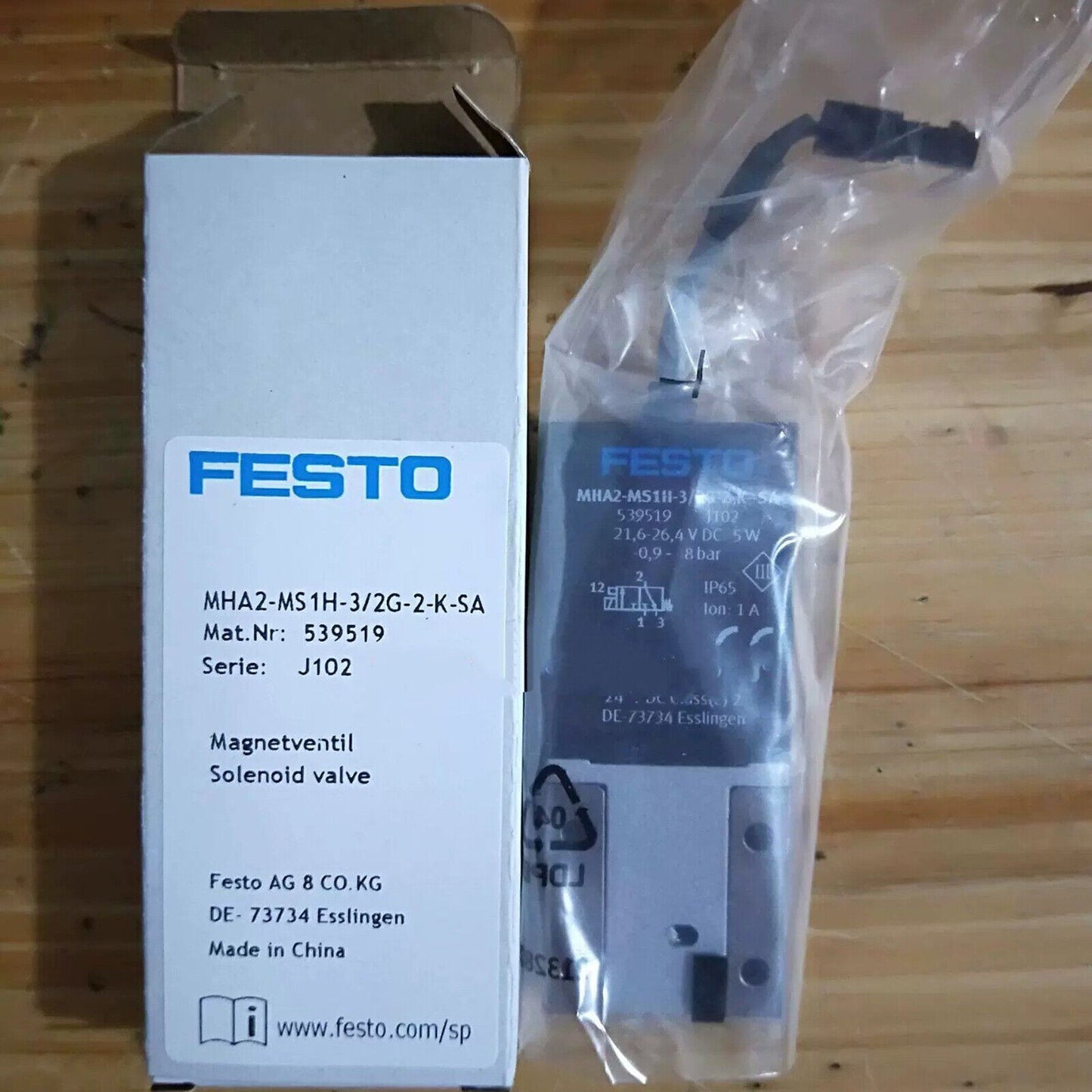 1pcs For FESTO MHA2-MS1H-3/2G-2-K-SA 539519 Solenoid valve