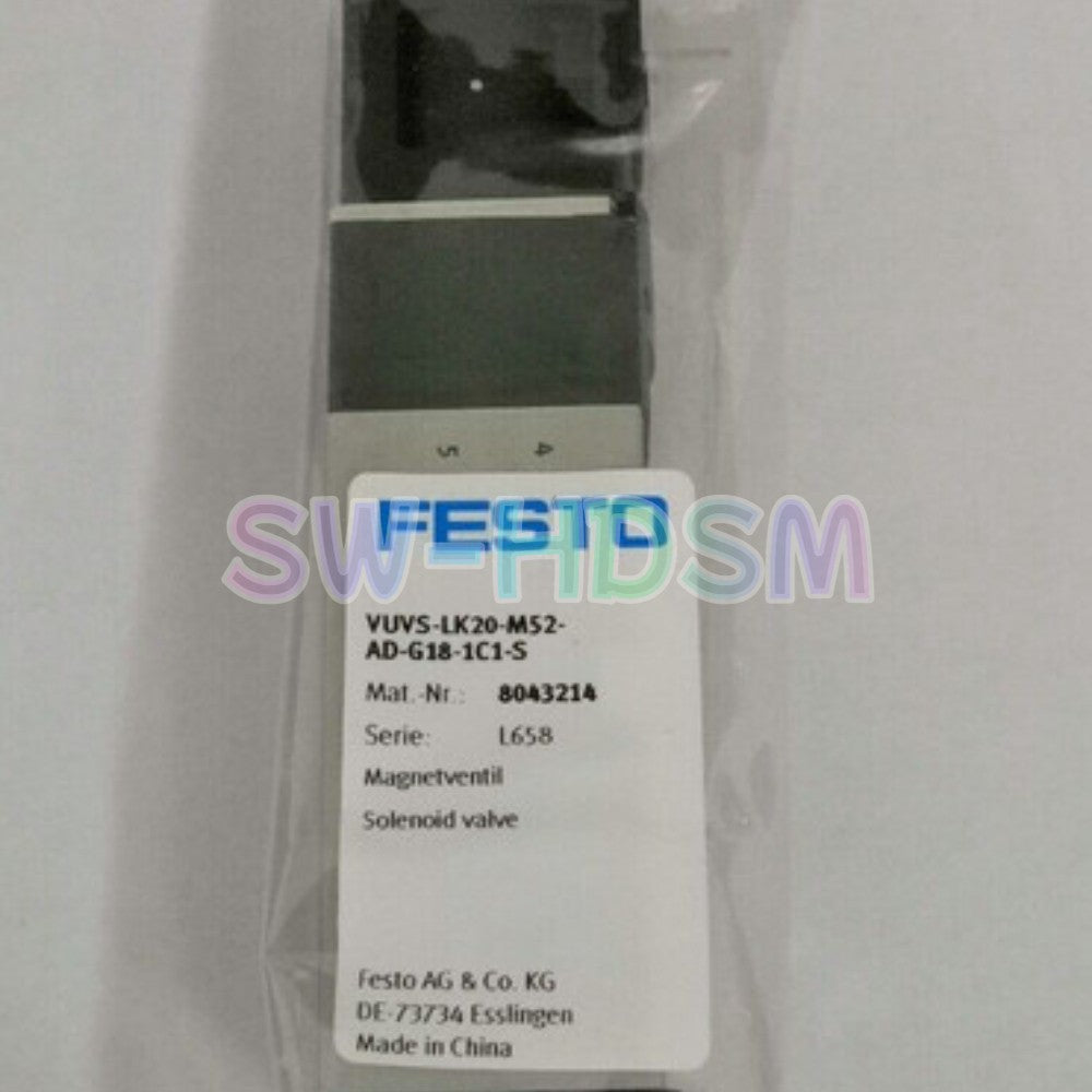 1PCS  for FESTO VUVS-LK20-B52-D-G18-1C1-S 8043215 Solenoid Valve Freight Free