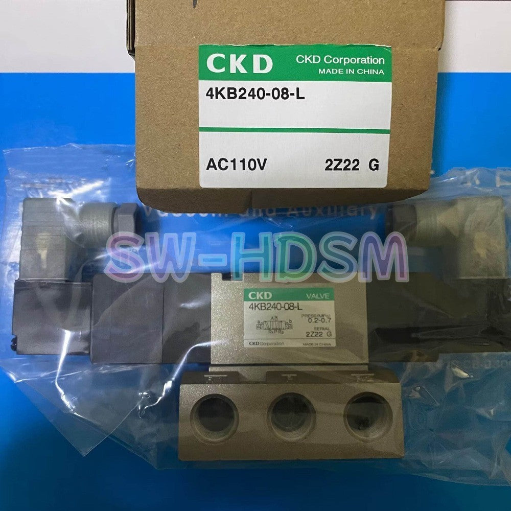 1PCS  for CKD Solenoid Valve 4KB240-08-L AC110V Freight Free