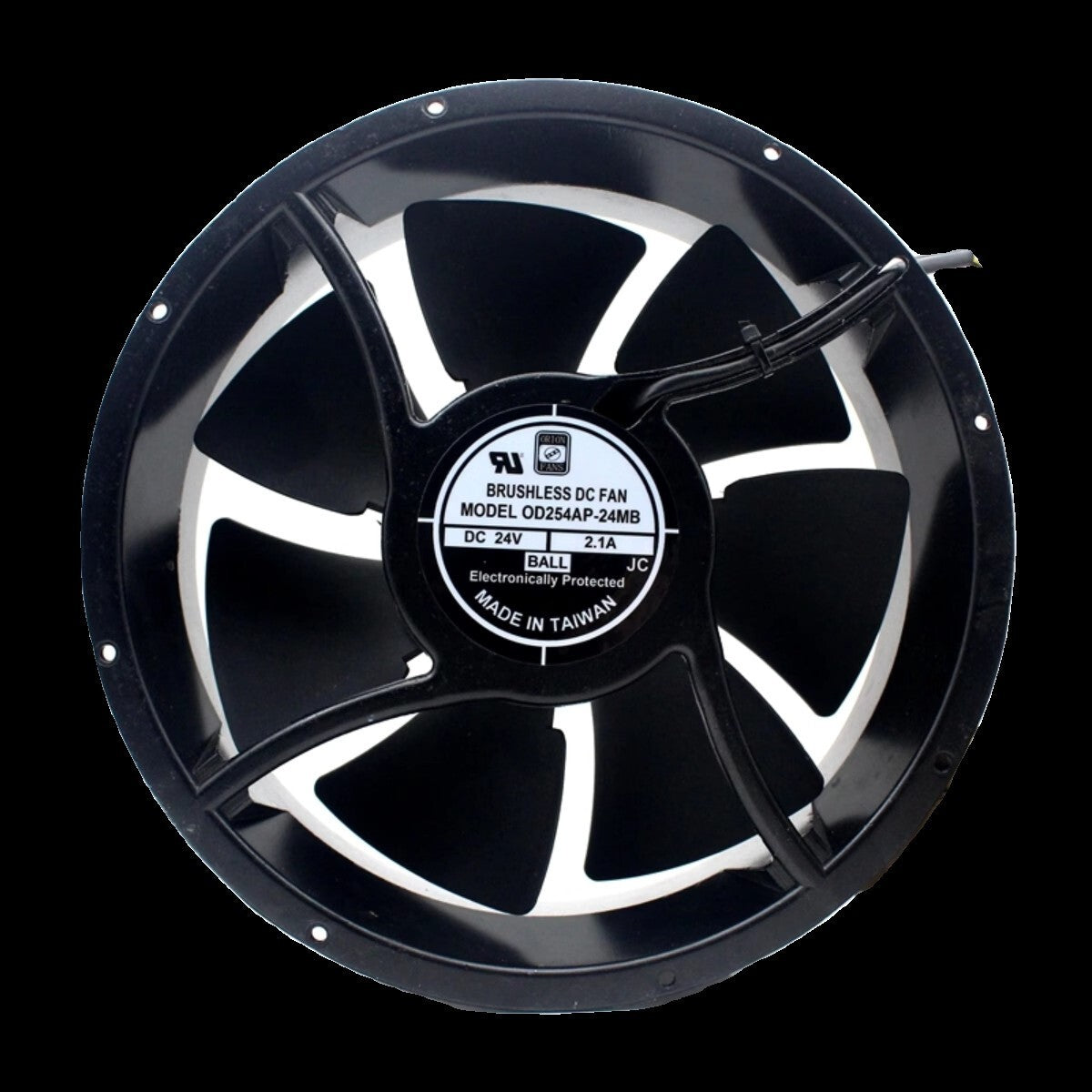 Orion Fans OD254AP-24MB DC24V 2.1A 25489 25cm 3-Wire Cooling Fan