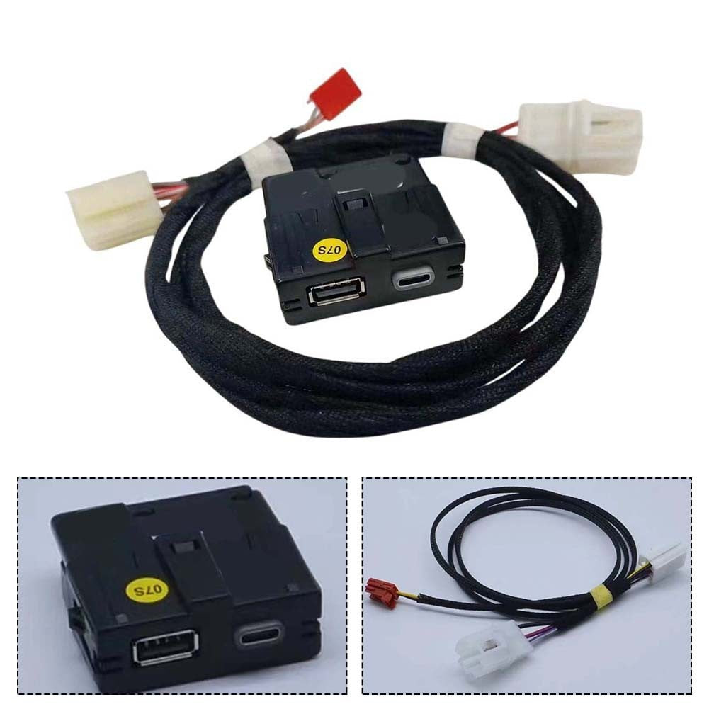 Reliable Replacement Rear Seat USB Connector for Skoda Cars 5QD035726L Model