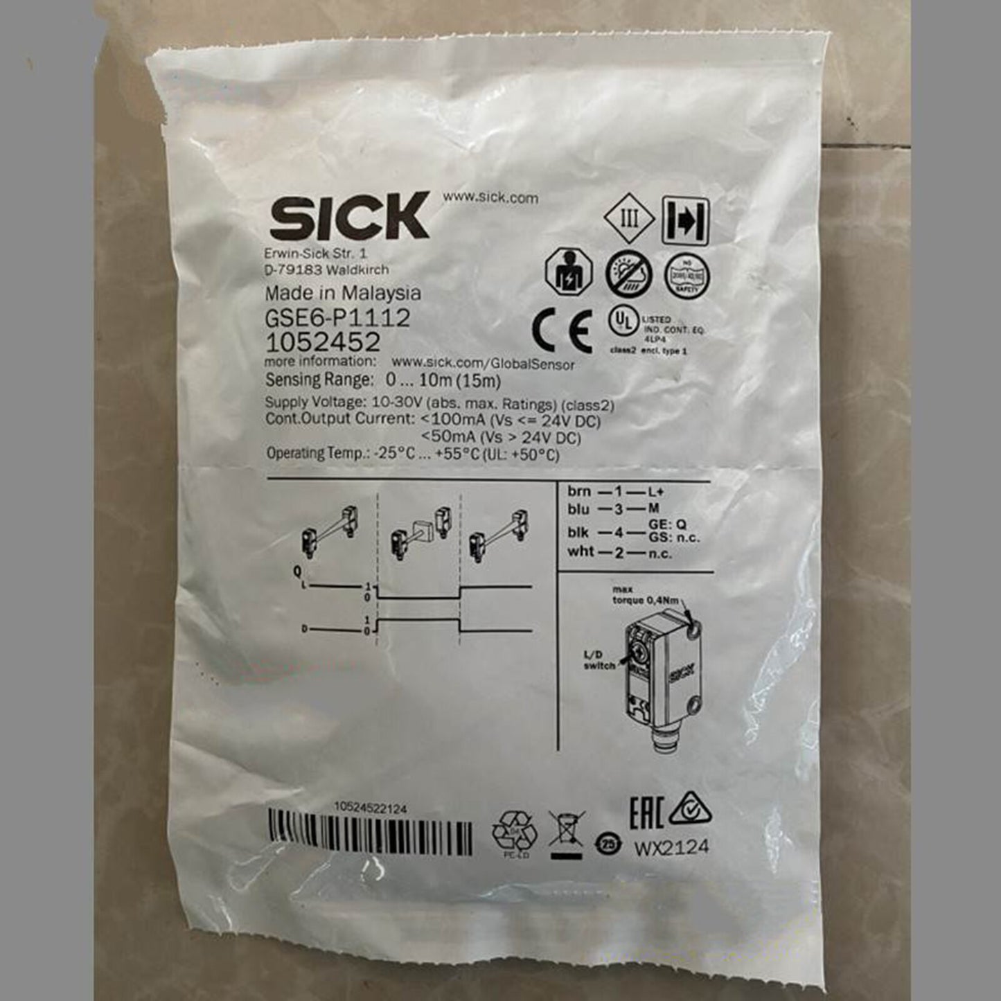 For SICK GSE6-P1112 GSE6P1112 Photoelectric Sensor