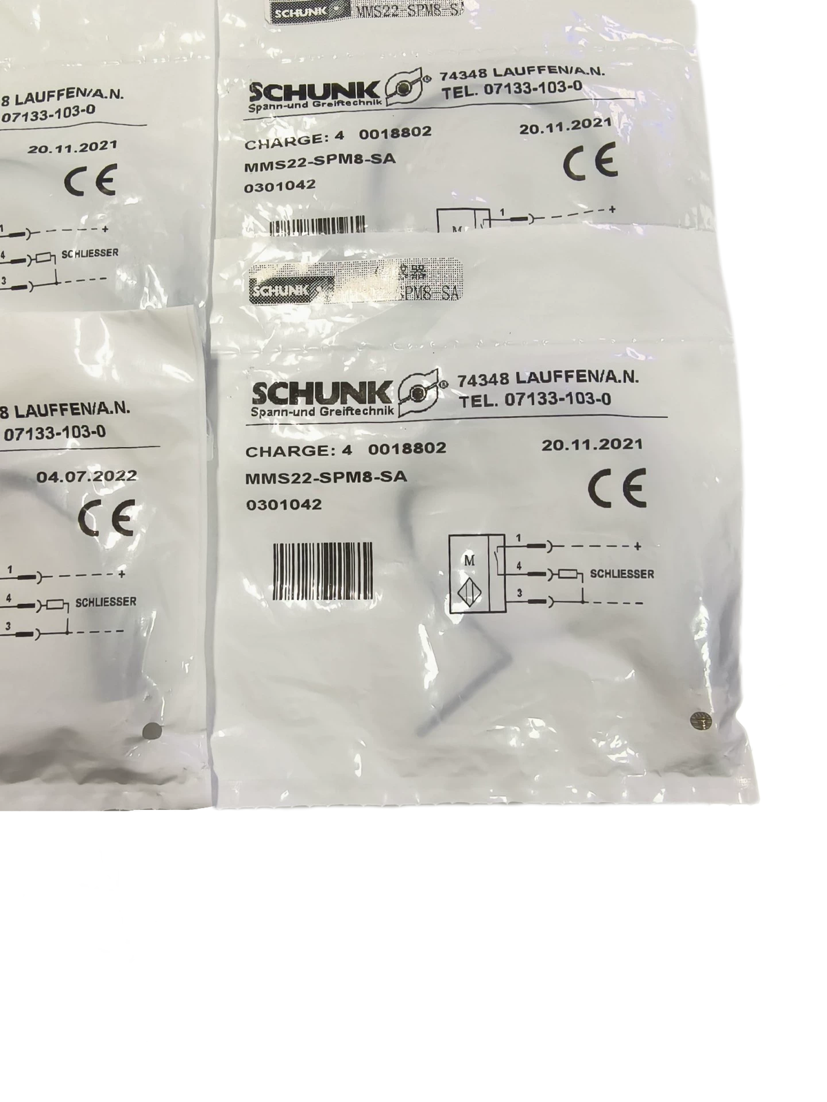 1PC  SCHUNK MMS22-SPM8-SA 0301042 Magnetic Switch Free delivery