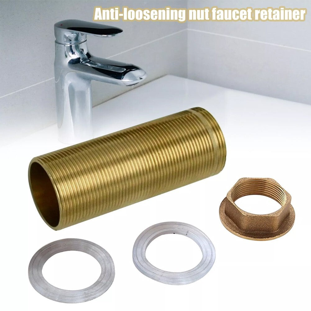 Plumbing Hardware Accessories Hot And Cold Water Faucet Fittings Nut Fixed Foot