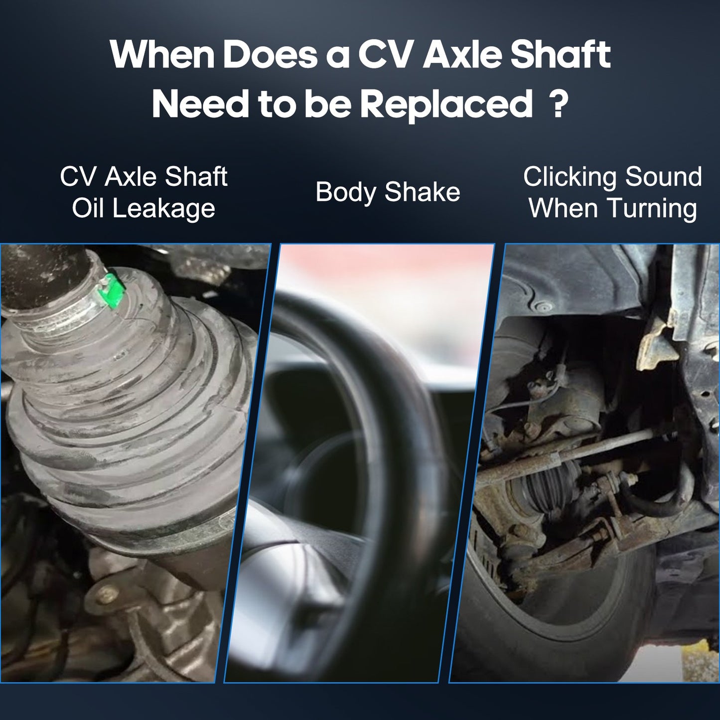 ECCPP CV Joint Axle Fits Polaris Ranger 800 2010-2017 Rear Right Side