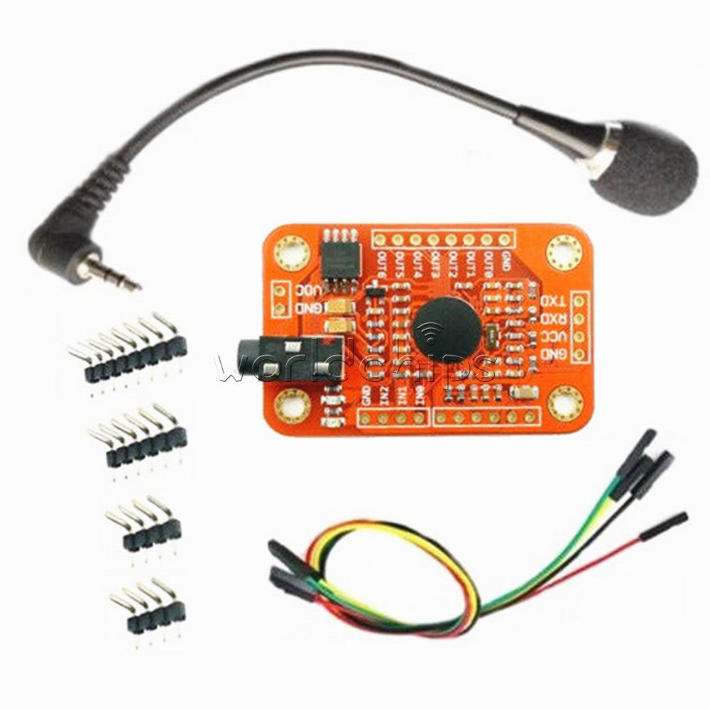 Voice Recognition Module V3 Sensor Board Kits Compatible with Arduino UART GPIO