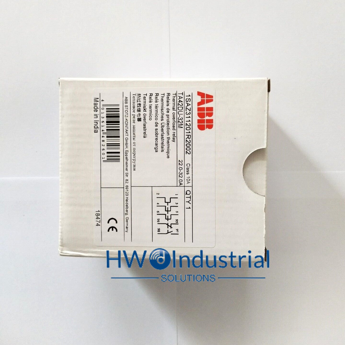 1PC  TA42DU32M TA42DU-32M 22-32A ABB Thermal Overload Relay
