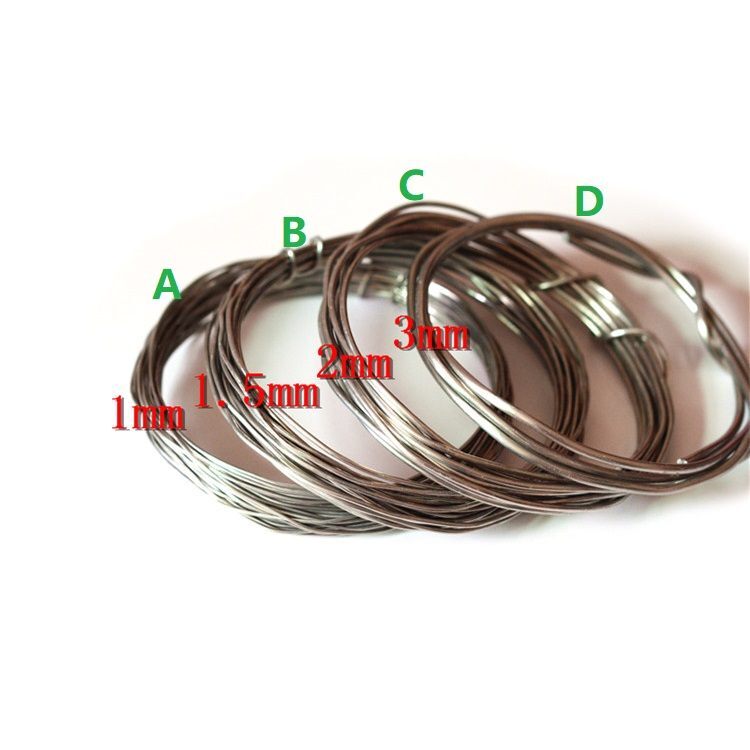1-3mm Soft Clay Wax Skeleton Aluminum Wire DIY Sculpture Model Figure Stand