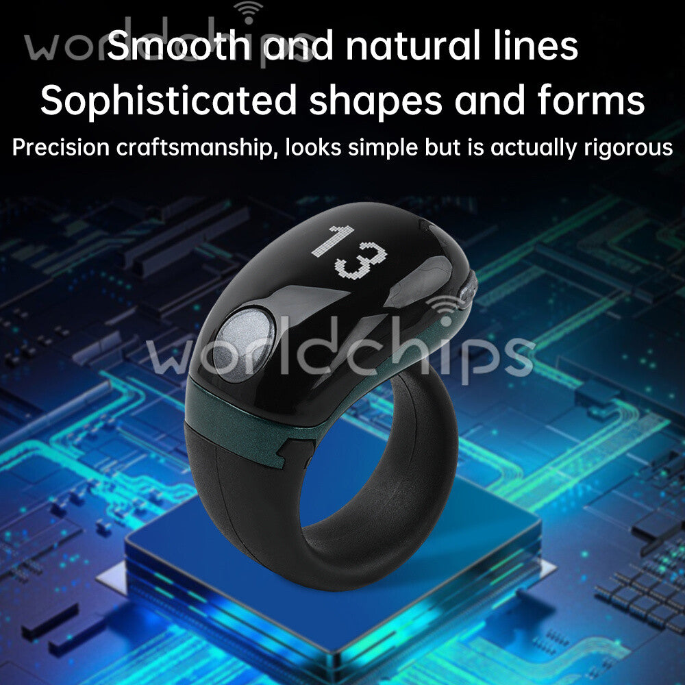 Digital Finger Tally Counter Ring Counting Multi-Channel Counter w/ self-locking