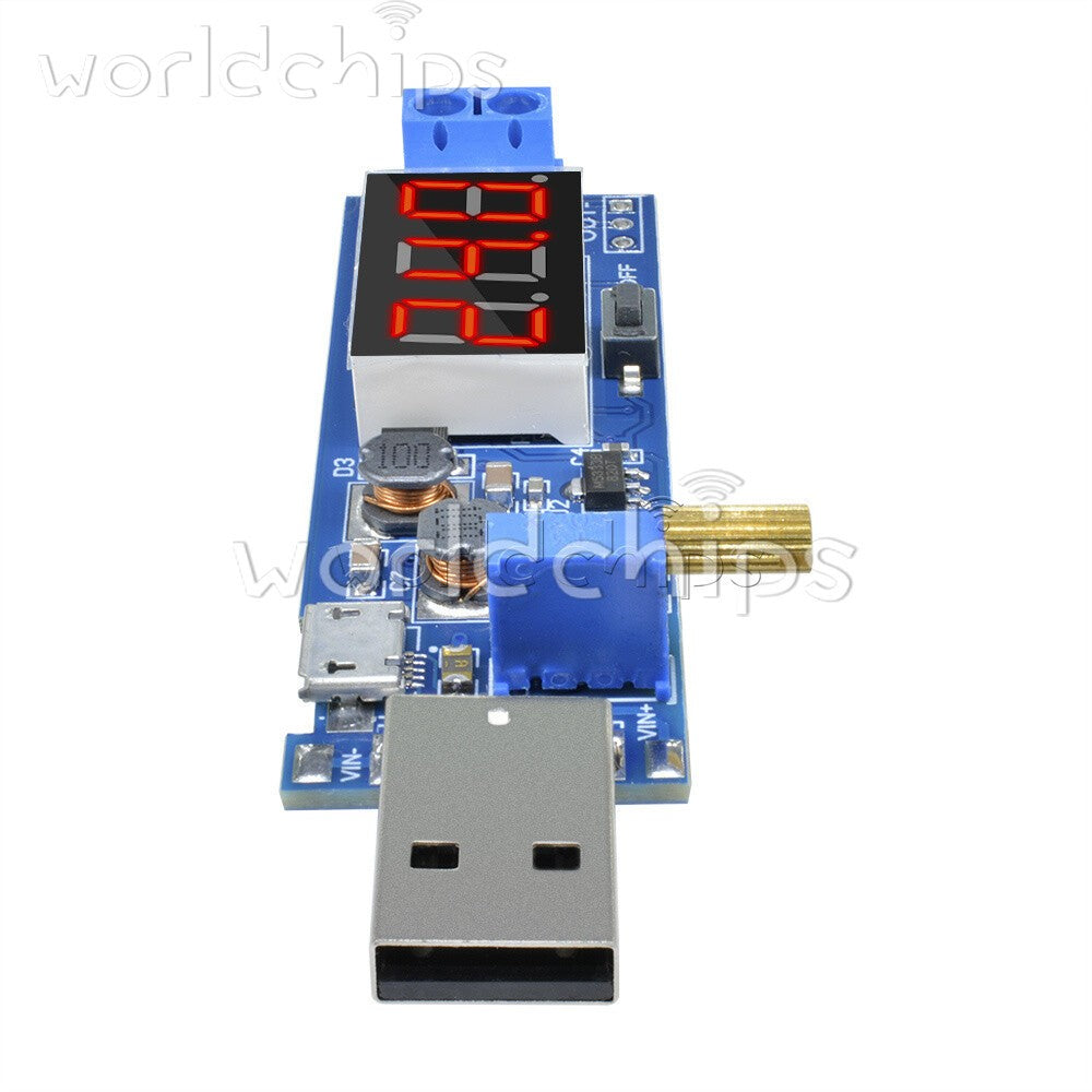 5PCS 5V to 1.2V~24V DC-DC USB Step-UP Step-Down Converter Power Supply Module
