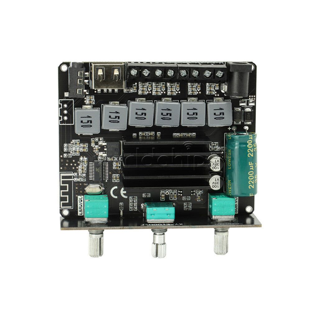 E100H 2.1 channel Bluetooth Audio Amplifier Board Module High&Low Bass Subwoofer
