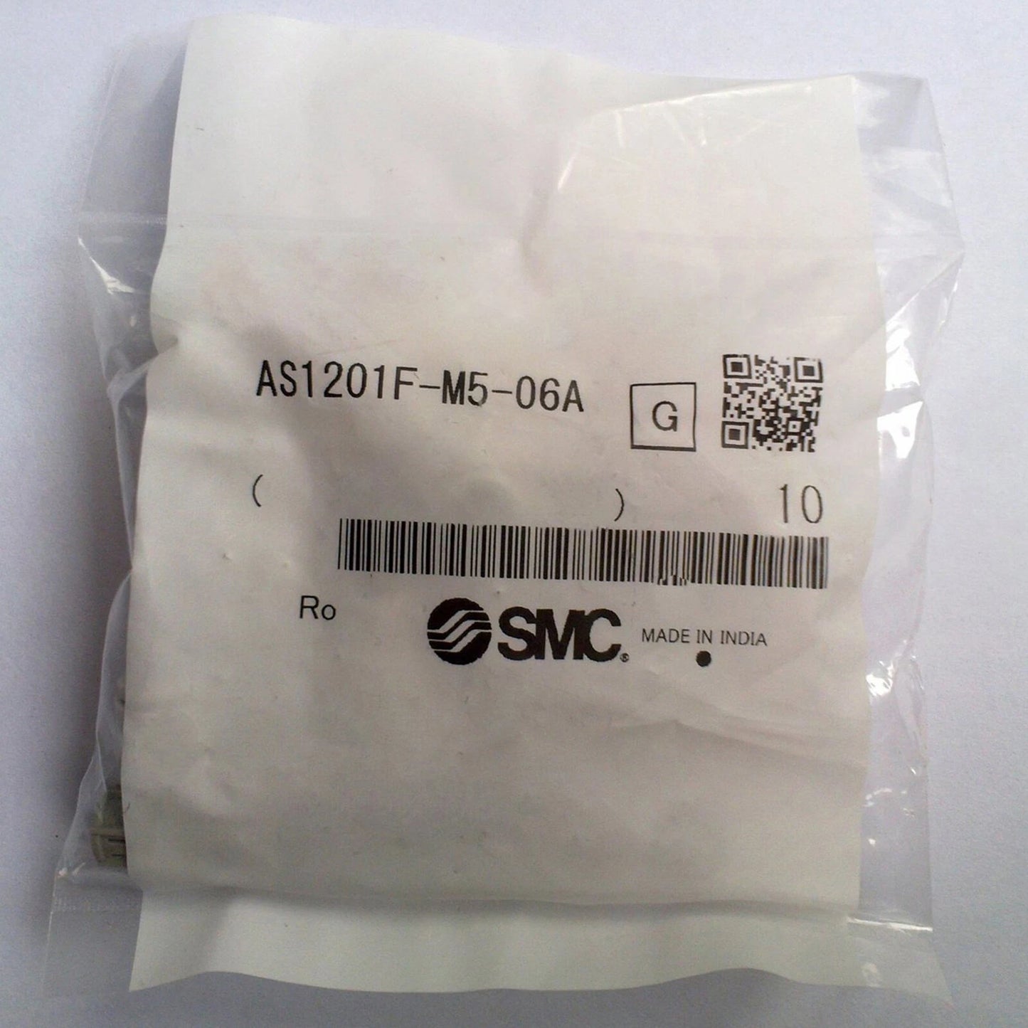 10pcs  SMC AS1201F-M5-06A speed control valve connector Free ship #P