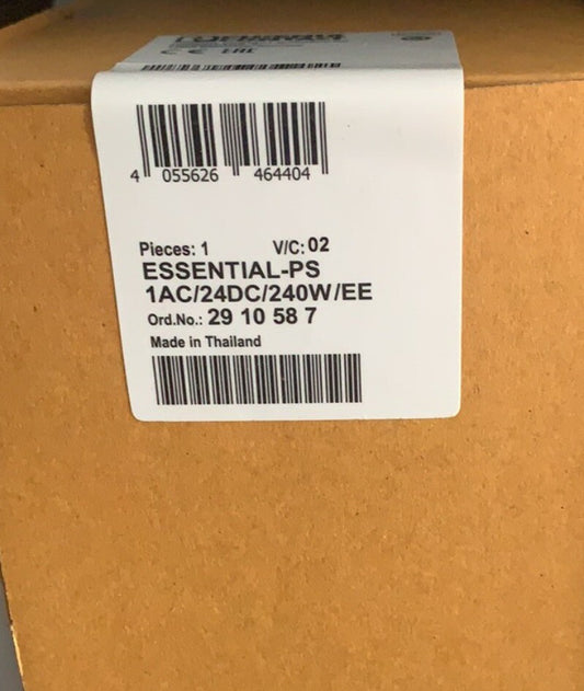 1pcs PHOENIX CONTACT 2910587 Power Supply ESSENTIAL-PS/1AC/24DC/240W/EE