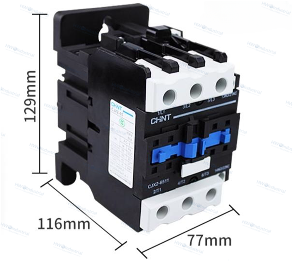 1/Piece CJX2-6511 CJX26511 AC110V AC220V AC380V  CHNT AC Contactor