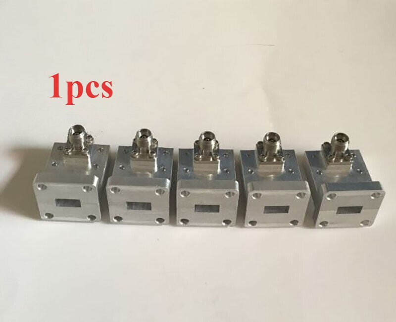 Qty:1pc Waveguide Coaxial Adapter Converter 17.6-26.7GHz BJ220 (WR42)