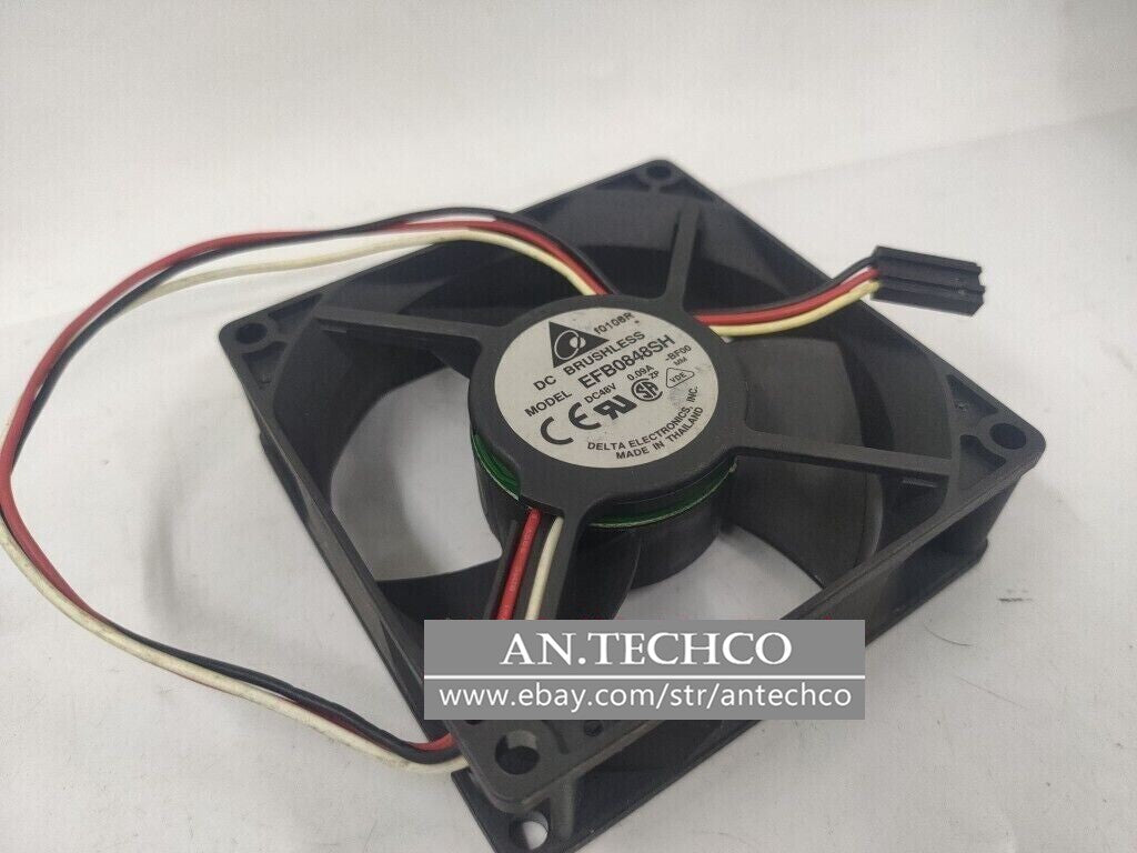 For DELTA EFB0848SH DC 48V 0.09A 80*80*25mm Cooling Fan