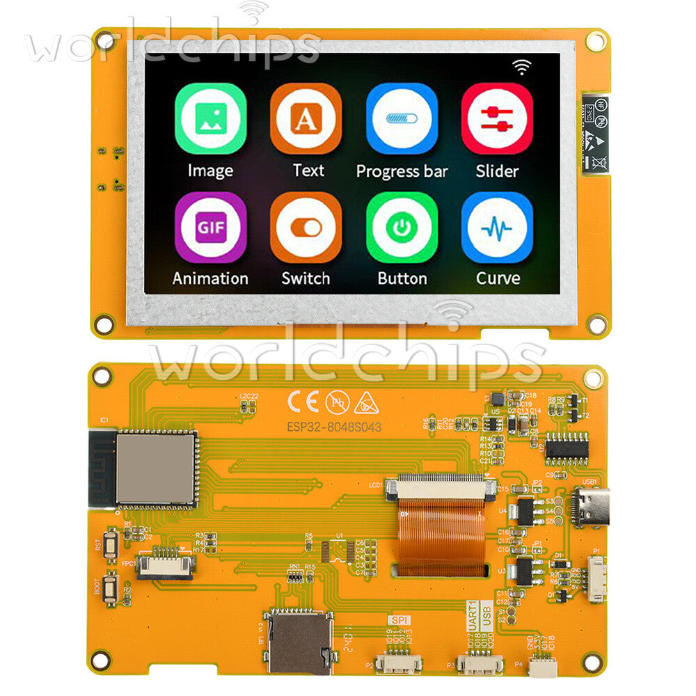 ESP32-S3 Wifi Bluetooth Development Board 16MB Resistive Capacitive Touch Module