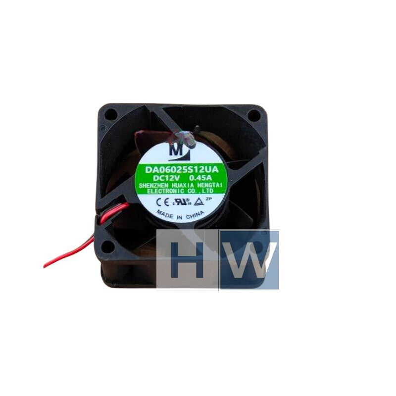 1PC DA06025B12UA 2-wire DC12V 0.45A 60*25 6CM Server Cooling Fan