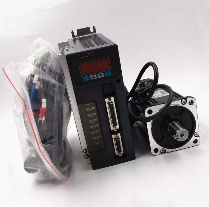 SHANGHAI 80ST-M02430 Servo Motor with Drive Servo Kit 3M 0.75KW