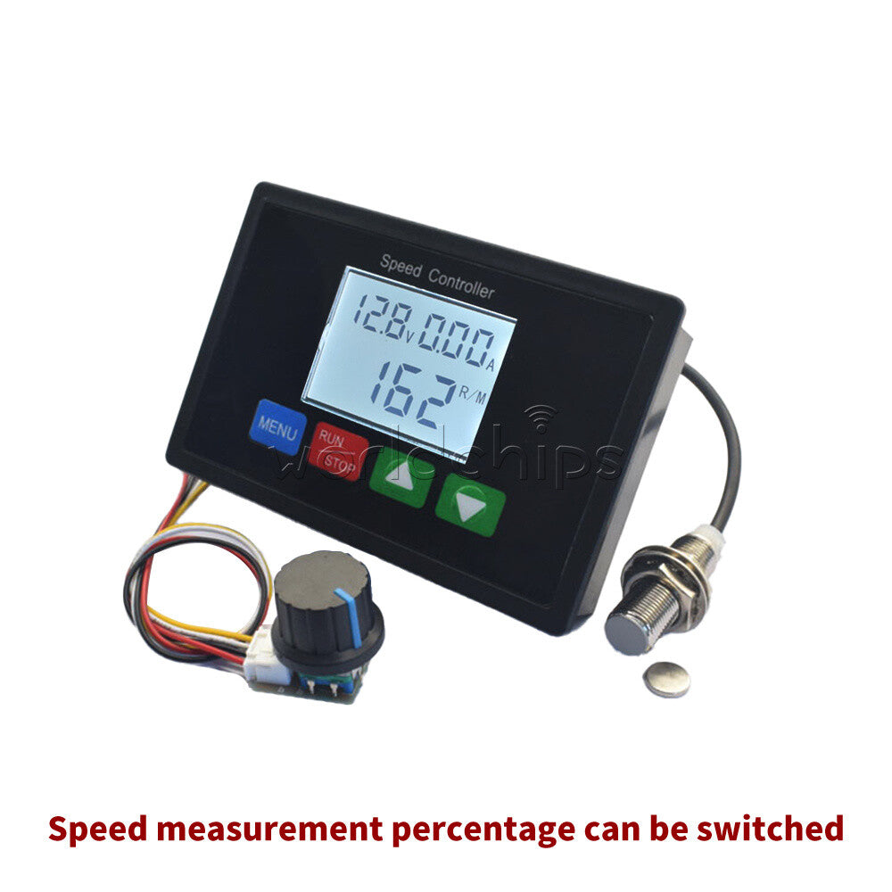30A DC10V-55V DC Motor Speed Governor Speed Meter Motor Current Monitoring