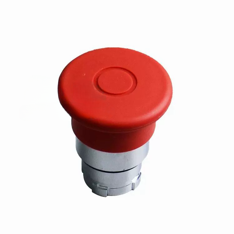 2PCS  Red Emergency Stop Switch Metal Button Head ZB2BT4C ZB2-BT4C