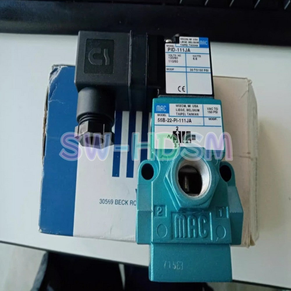 1PCS  for MAC 55B-22-PI-111JA Solenoid Valve Freight Free
