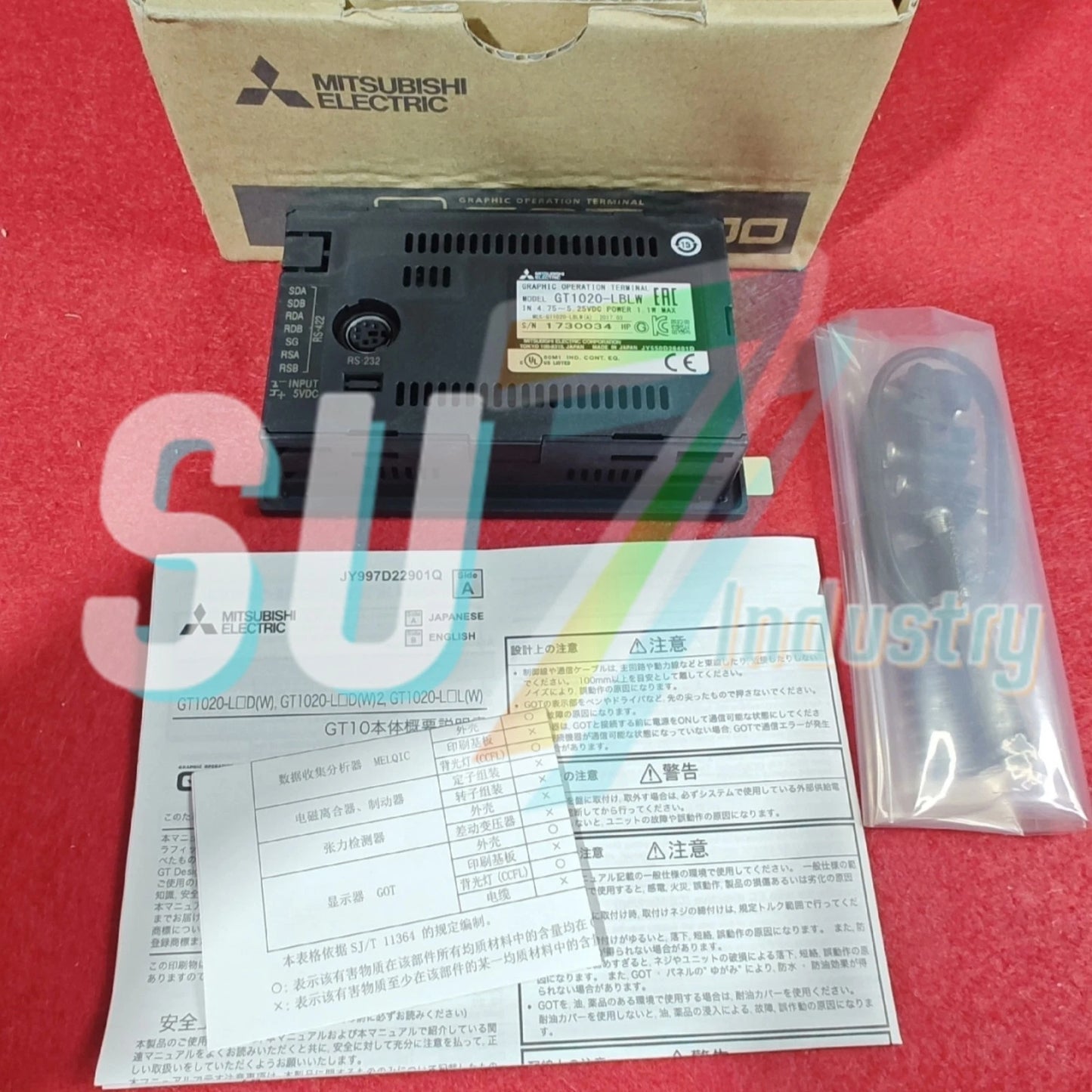 Mitsubishi GT1020-LBLW HMI Touch Panel GT1020LBLW#1pcs