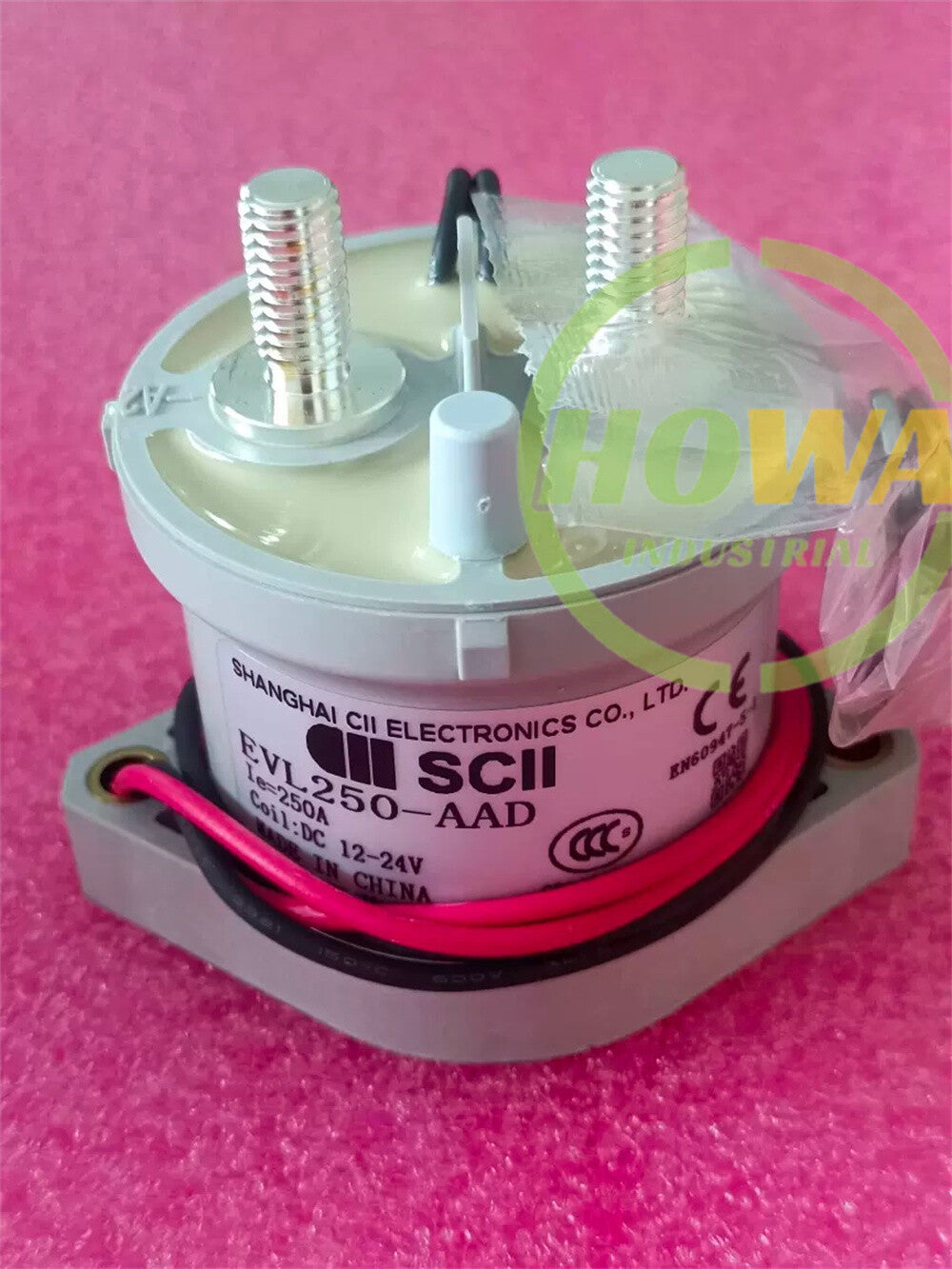 1/piece  SCll High-voltage DC Contactor EVL250-AAD Coil 12-24V 900V250A Relay