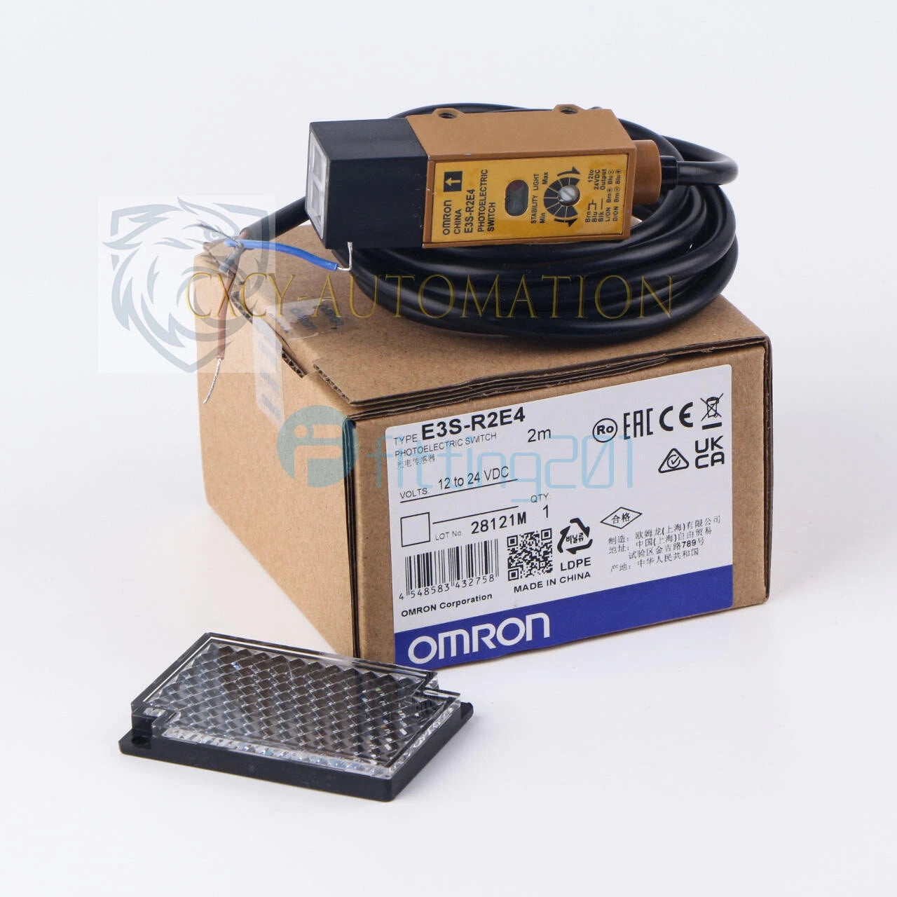 OMRON E3S-R2E4 Photoelectric Switch  1Pcs. #P