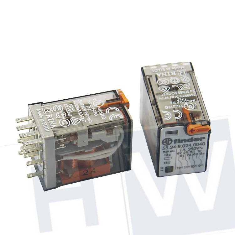 10pcs/Box  Finder Power Relay 55.34.8.024.0040 24VAC 7A 14-pin