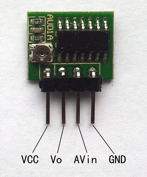 QTY:4PC AUD1A AUD1B Audio / Video Signal Monitoring Circuit AV Detection Delay