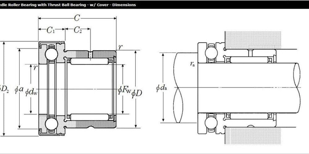 1pcs For NTN NKX15T2Z Complex Needle Roller Bearing 15x15x24mm