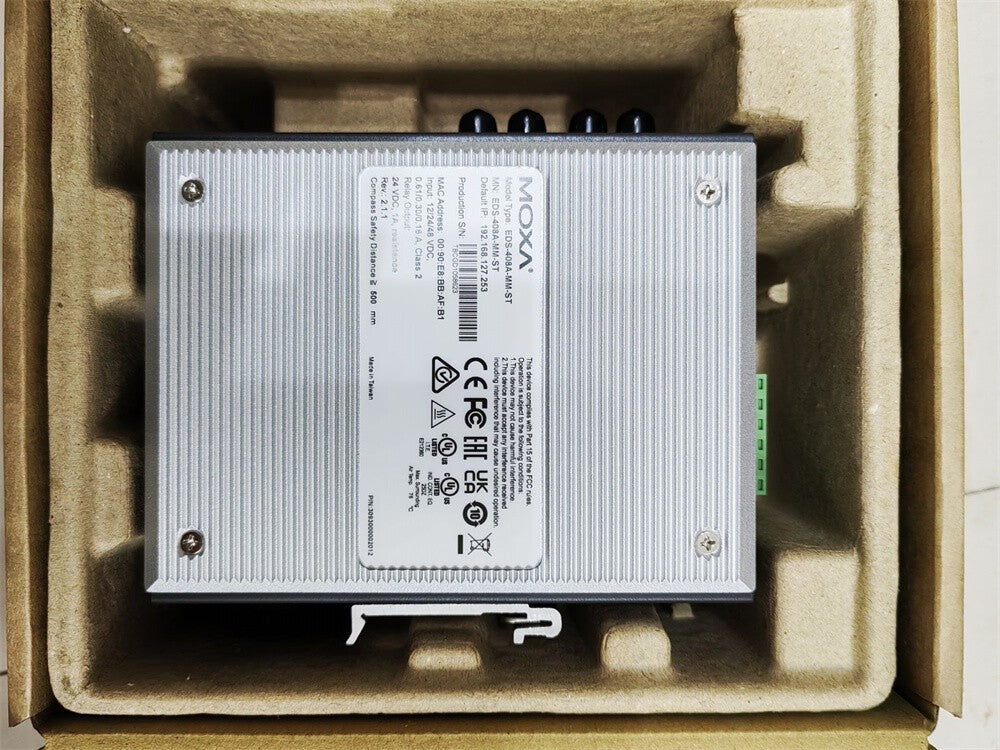 1PC ONE  MOXA EDS-408A-MM-ST Industrial Ethernet Switch