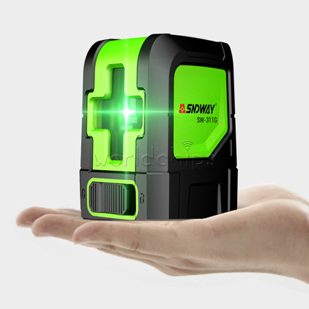 Cross Line Laser Level DIY Laser Level Self Leveling Green/Red Beam measure
